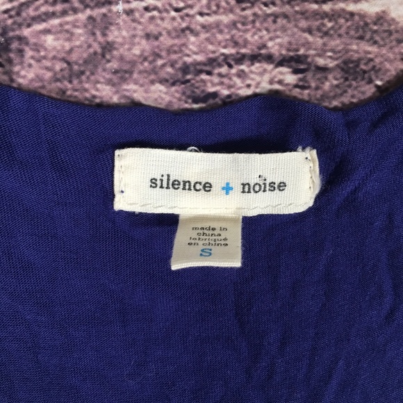 Silence & Noise Floral Applique Tunic Tank Small - Picture 3 of 4